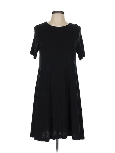 Pre-owned Ann Taylor Loft Casual Dress In Black