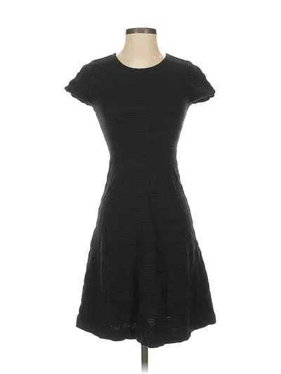 Pre-owned Ann Taylor Loft Casual Dress In Black