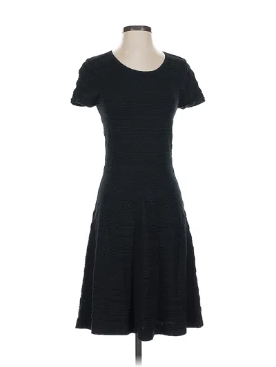 Pre-owned Ann Taylor Loft Casual Dress In Black
