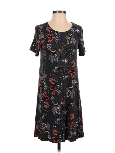 Pre-owned Ann Taylor Loft Casual Dress In Black