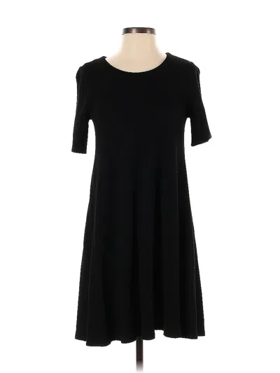 Pre-owned Ann Taylor Loft Casual Dress In Black