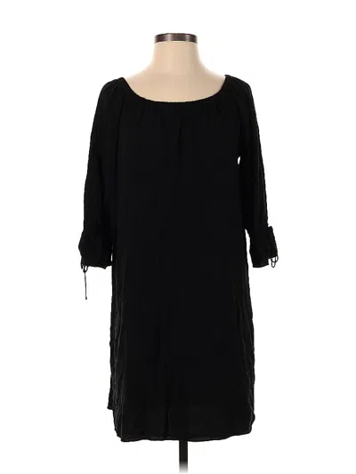 Pre-owned Ann Taylor Loft Casual Dress In Black