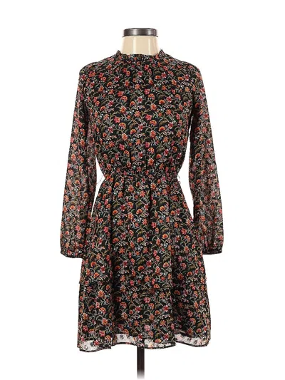 Pre-owned Ann Taylor Loft Casual Dress In Black