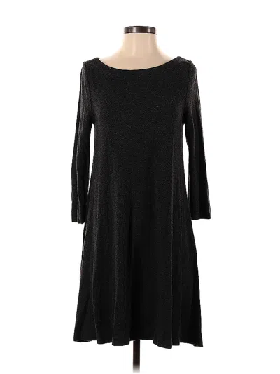 Pre-owned Ann Taylor Loft Casual Dress In Black