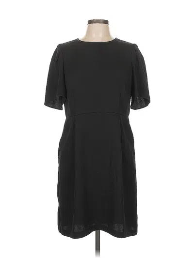 Pre-owned Ann Taylor Loft Casual Dress In Black