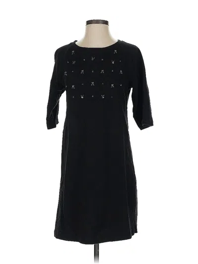 Pre-owned Ann Taylor Loft Casual Dress In Black