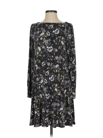 Pre-owned Ann Taylor Loft Casual Dress In Black
