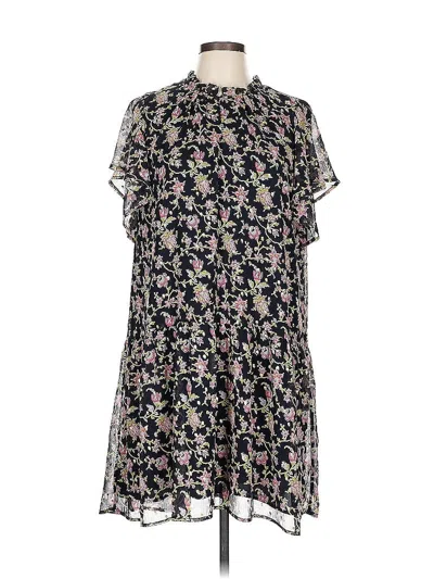 Pre-owned Ann Taylor Loft Casual Dress In Black