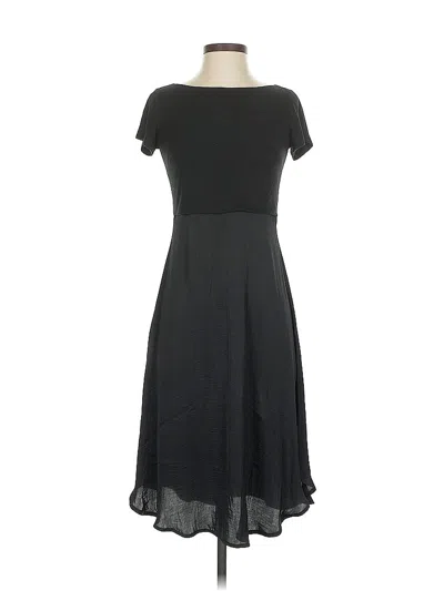 Pre-owned Ann Taylor Loft Casual Dress In Black