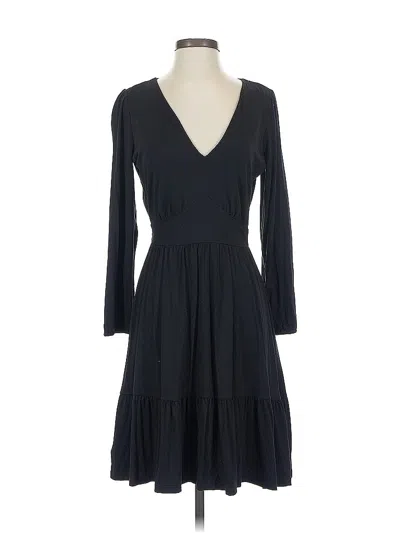 Pre-owned Ann Taylor Loft Casual Dress In Black
