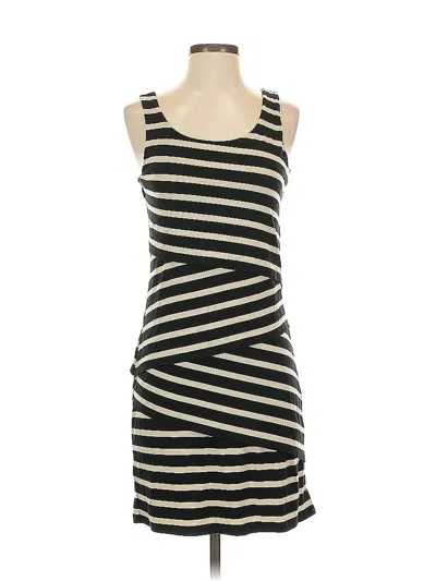 Pre-owned Ann Taylor Loft Casual Dress In Black