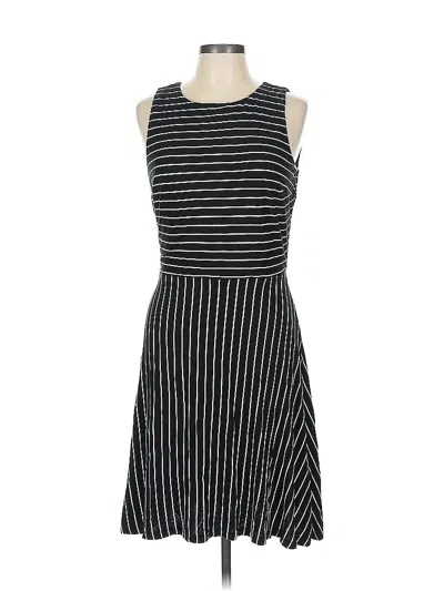 Pre-owned Ann Taylor Loft Casual Dress In Black