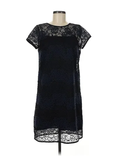 Pre-owned Ann Taylor Loft Casual Dress In Black