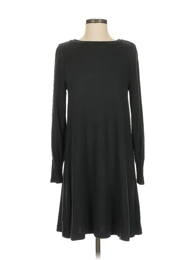 Pre-owned Ann Taylor Loft Casual Dress In Black