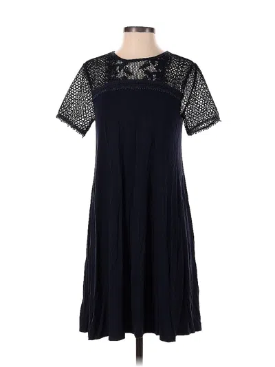 Pre-owned Ann Taylor Loft Casual Dress In Black
