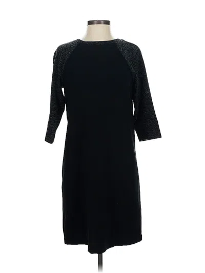 Pre-owned Ann Taylor Loft Casual Dress In Black