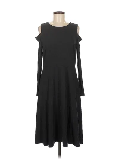 Pre-owned Ann Taylor Loft Casual Dress In Black