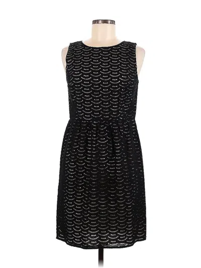 Pre-owned Ann Taylor Loft Casual Dress In Black