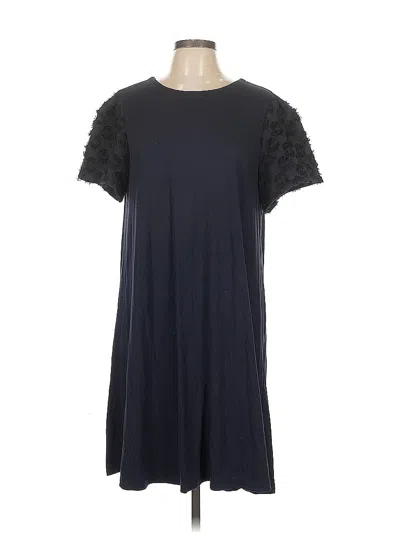Pre-owned Ann Taylor Loft Casual Dress In Black