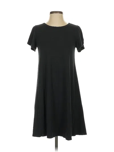 Pre-owned Ann Taylor Loft Casual Dress In Black