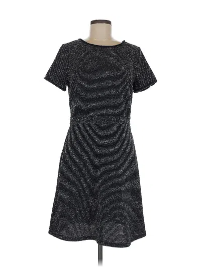 Pre-owned Ann Taylor Loft Casual Dress In Black
