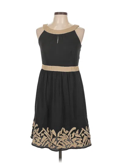 Pre-owned Ann Taylor Loft Casual Dress In Black