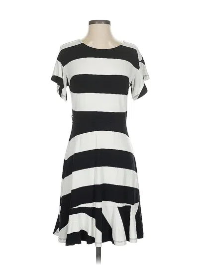 Pre-owned Ann Taylor Loft Casual Dress In Black