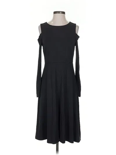Ann Taylor Loft Casual Dress In Black