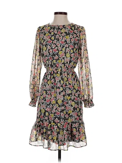 Pre-owned Ann Taylor Loft Casual Dress In Black