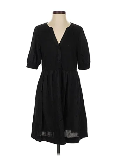 Pre-owned Ann Taylor Loft Casual Dress In Black
