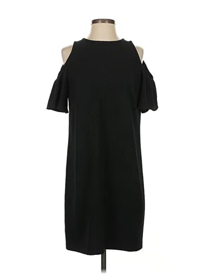 Pre-owned Ann Taylor Loft Casual Dress In Black