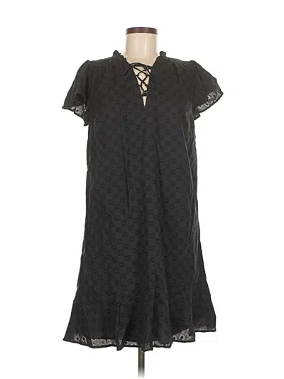 Pre-owned Ann Taylor Loft Casual Dress In Black