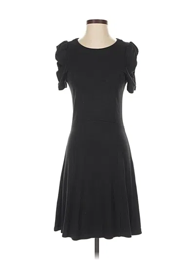 Pre-owned Ann Taylor Loft Casual Dress In Black
