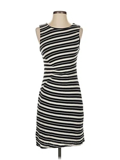 Pre-owned Ann Taylor Loft Casual Dress In Black