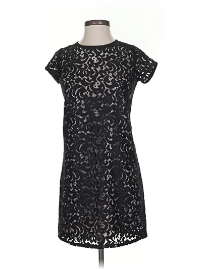 Pre-owned Ann Taylor Loft Casual Dress In Black
