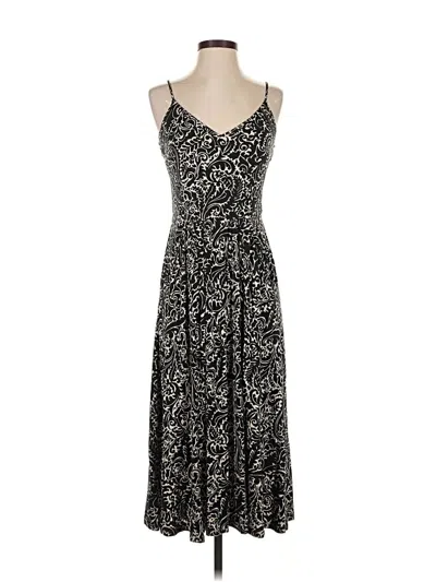 Pre-owned Ann Taylor Loft Casual Dress In Black