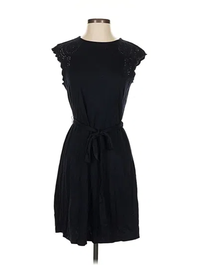 Pre-owned Ann Taylor Loft Casual Dress In Black