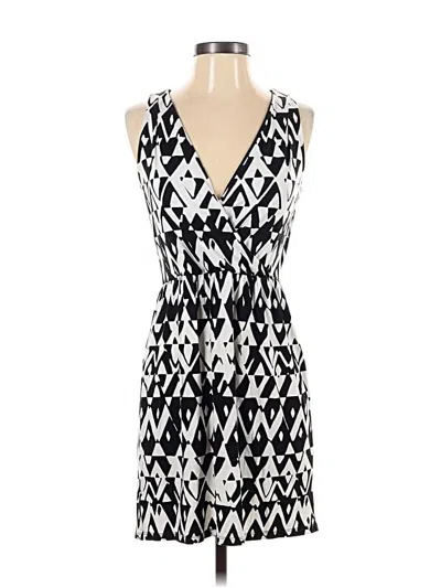 Pre-owned Ann Taylor Loft Casual Dress In Black