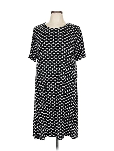 Pre-owned Ann Taylor Loft Casual Dress In Black
