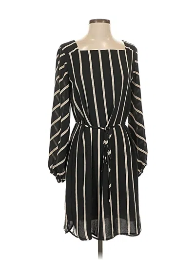 Pre-owned Ann Taylor Loft Casual Dress In Black