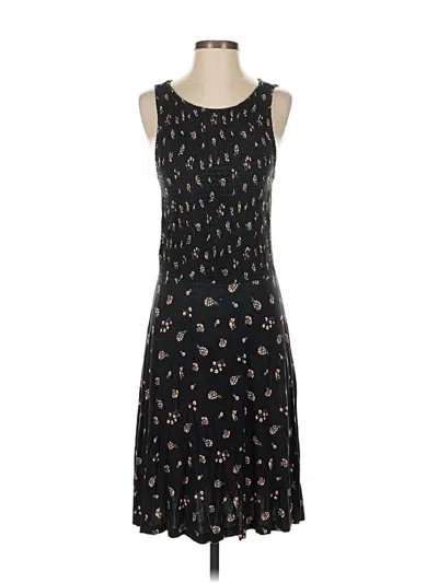 Pre-owned Ann Taylor Loft Casual Dress In Black