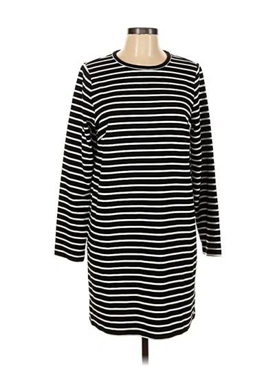 Ann Taylor Loft Casual Dress In Black