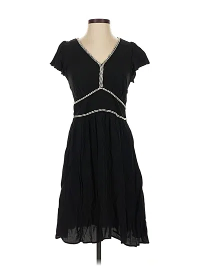 Ann Taylor Loft Casual Dress In Black