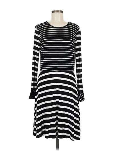 Pre-owned Ann Taylor Loft Casual Dress In Black