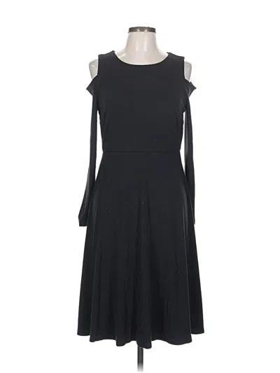 Pre-owned Ann Taylor Loft Casual Dress In Black