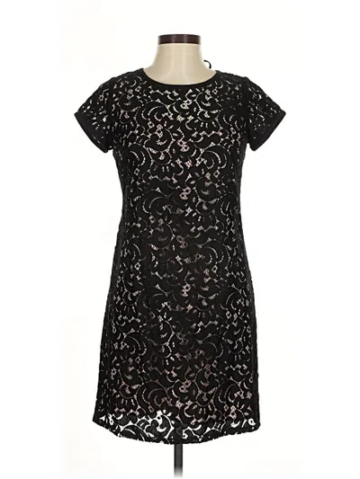 Pre-owned Ann Taylor Loft Casual Dress In Black