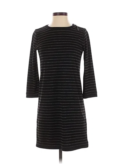 Pre-owned Ann Taylor Loft Casual Dress In Black