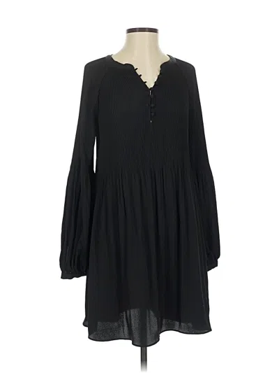 Pre-owned Ann Taylor Loft Casual Dress In Black