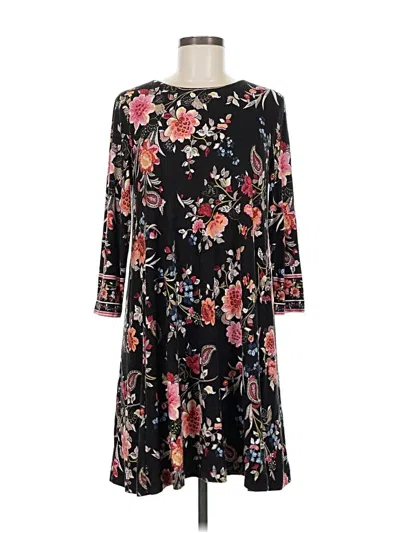 Pre-owned Ann Taylor Loft Casual Dress In Black