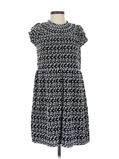 Pre-owned Ann Taylor Loft Casual Dress In Black